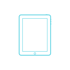 Guide Digital Apple Ipad 1St Gen Clean Silhouette Cutting Svg Files, Free Vectors File